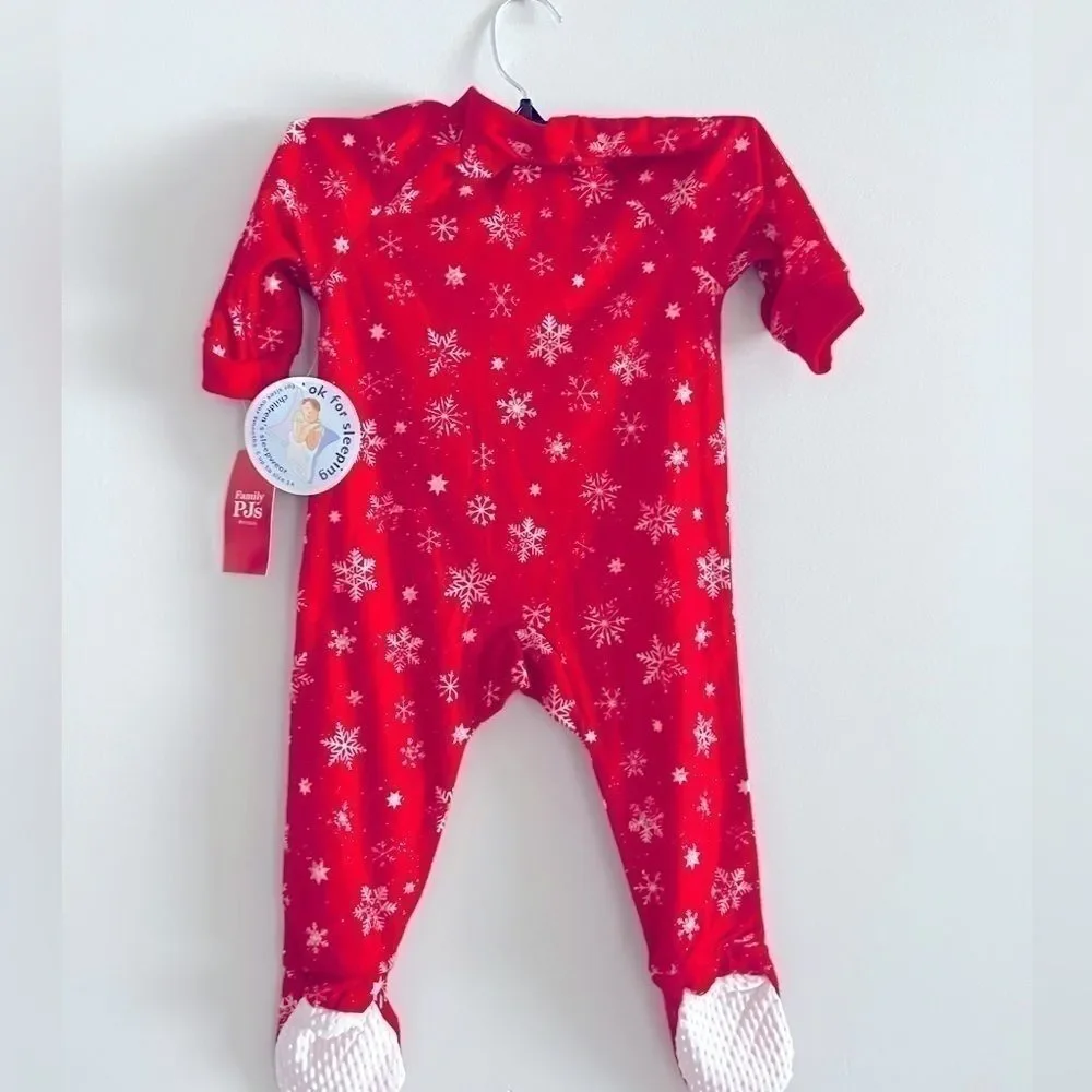 Family Pajamas Matching Baby Merry Pajamas - Snowflake size 18MO
